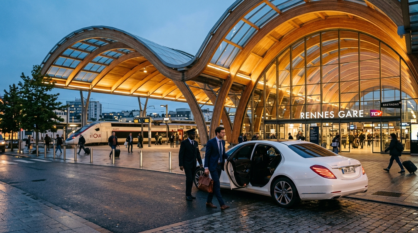 Gare TGV de Rennes et liaisons rapides